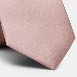 Garin Slim Silk Satin Tie, Dusty Pink, hi-res